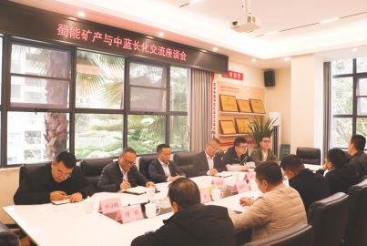 蜀能礦產(chǎn)與中藍長化舉行交流座談會